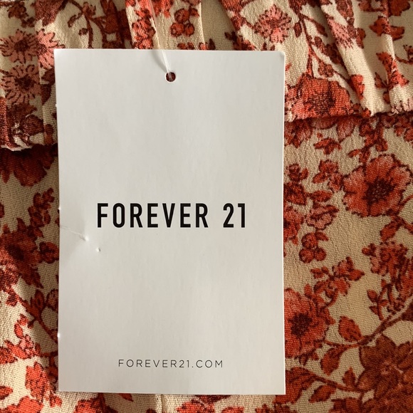 Forever 21 Wide leg Floral pants / Size M - Picture 4 of 4